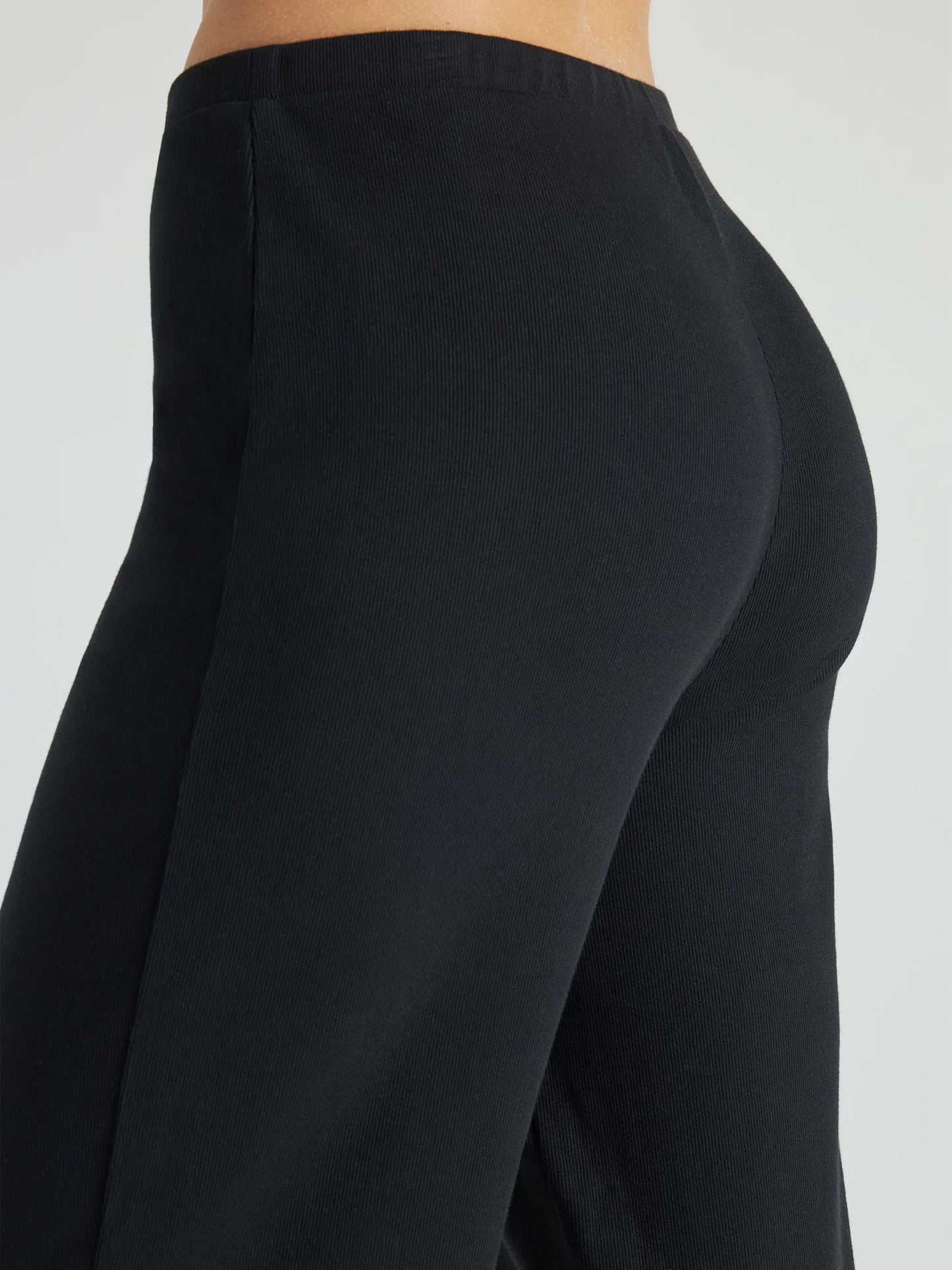 Serene Rib Relaxed Pant - Black | Losano | Evolve Fit Wear