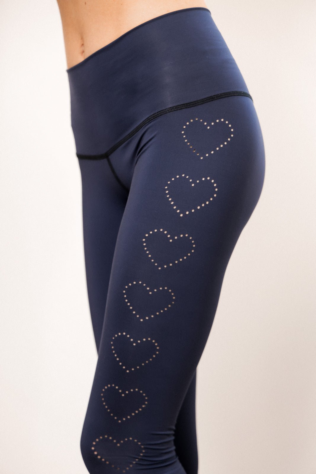 Heart Laser Navy Hot Pant ♡ | WithLove | Evolve Fit Wear