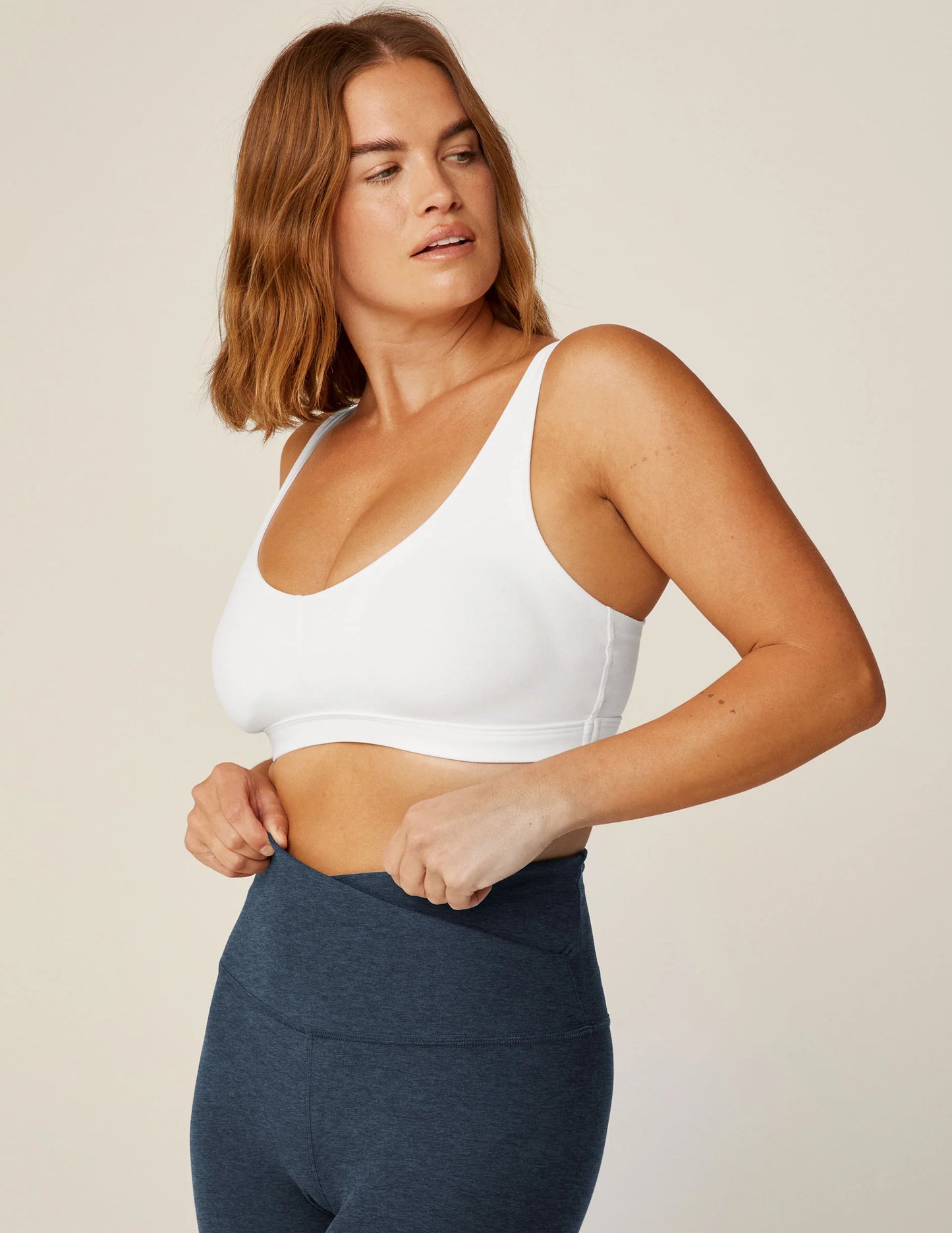 Beyond Yoga Spacedye Embody Bra - White | Beyond Yoga | Evolve Fit Wear