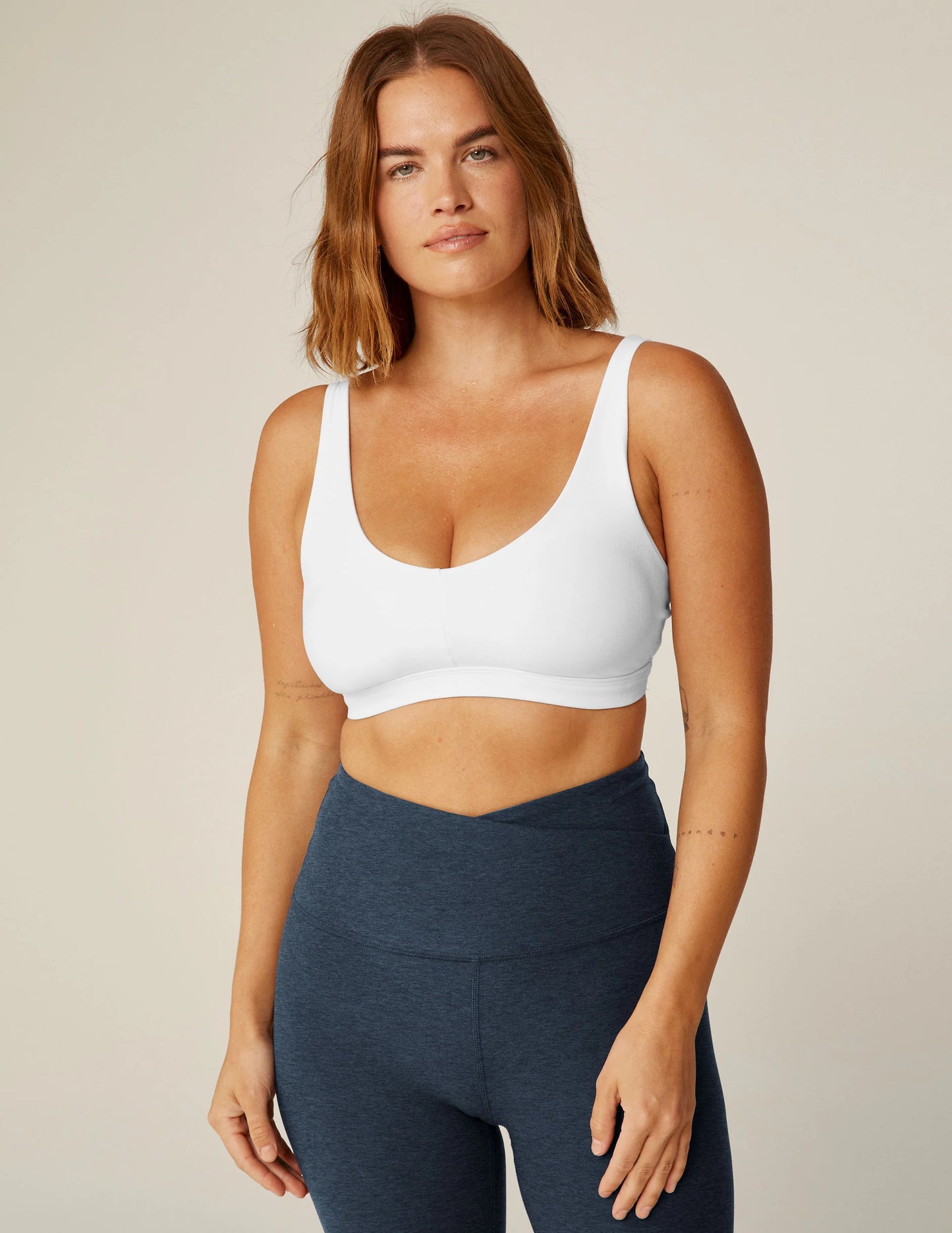 Beyond Yoga Spacedye Embody Bra - White | Beyond Yoga | Evolve Fit Wear