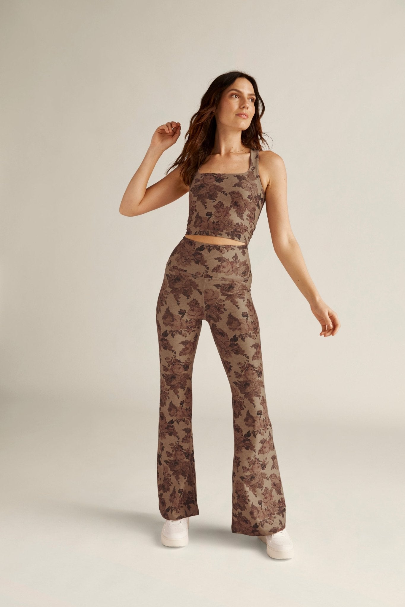 Beyond Yoga High HW Flare - Romantic Floral | Beyond Yoga | Evolve Fit Wear