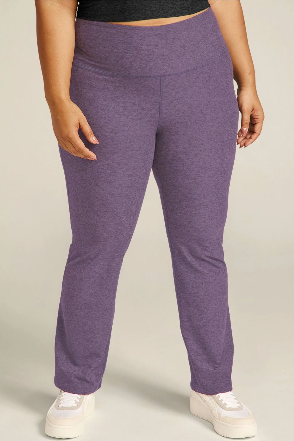 Beyond Yoga High Waisted Practice Pant - Purple Haze Heather | Beyond Yoga | Evolve Fit Wear