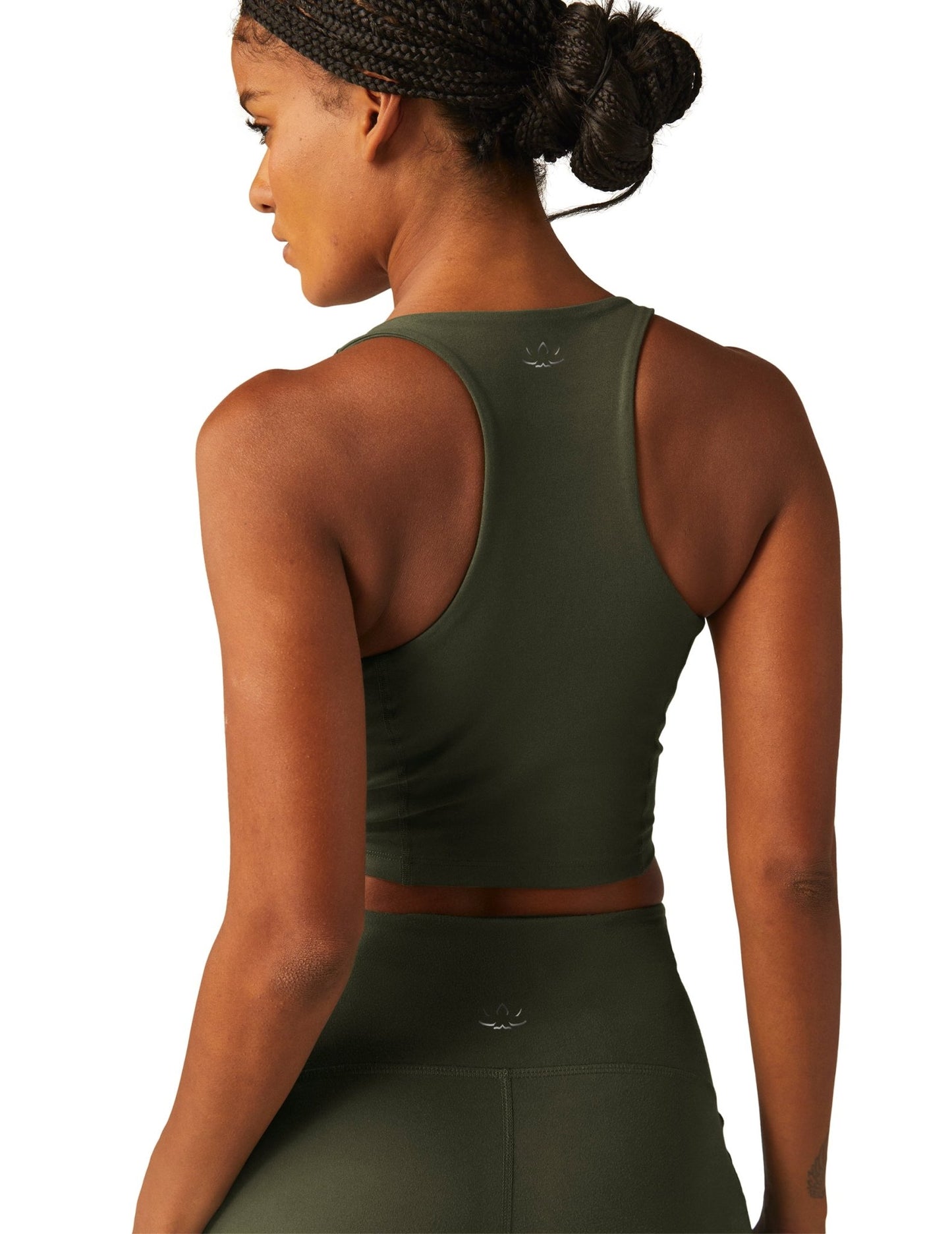 Beyond Yoga PowerBeyond Intensity Racerback Tank - Olive | Beyond Yoga | Evolve Fit Wear