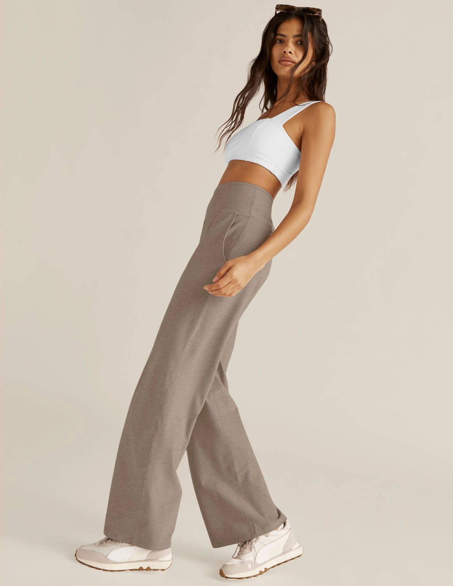 Beyond Yoga Laid Back Pant - Birch | Beyond Yoga | Evolve Fit Wear