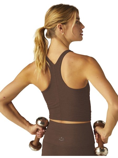 Beyond Yoga ReFocus Cropped Tank - Mocha | Beyond Yoga | Evolve Fit Wear