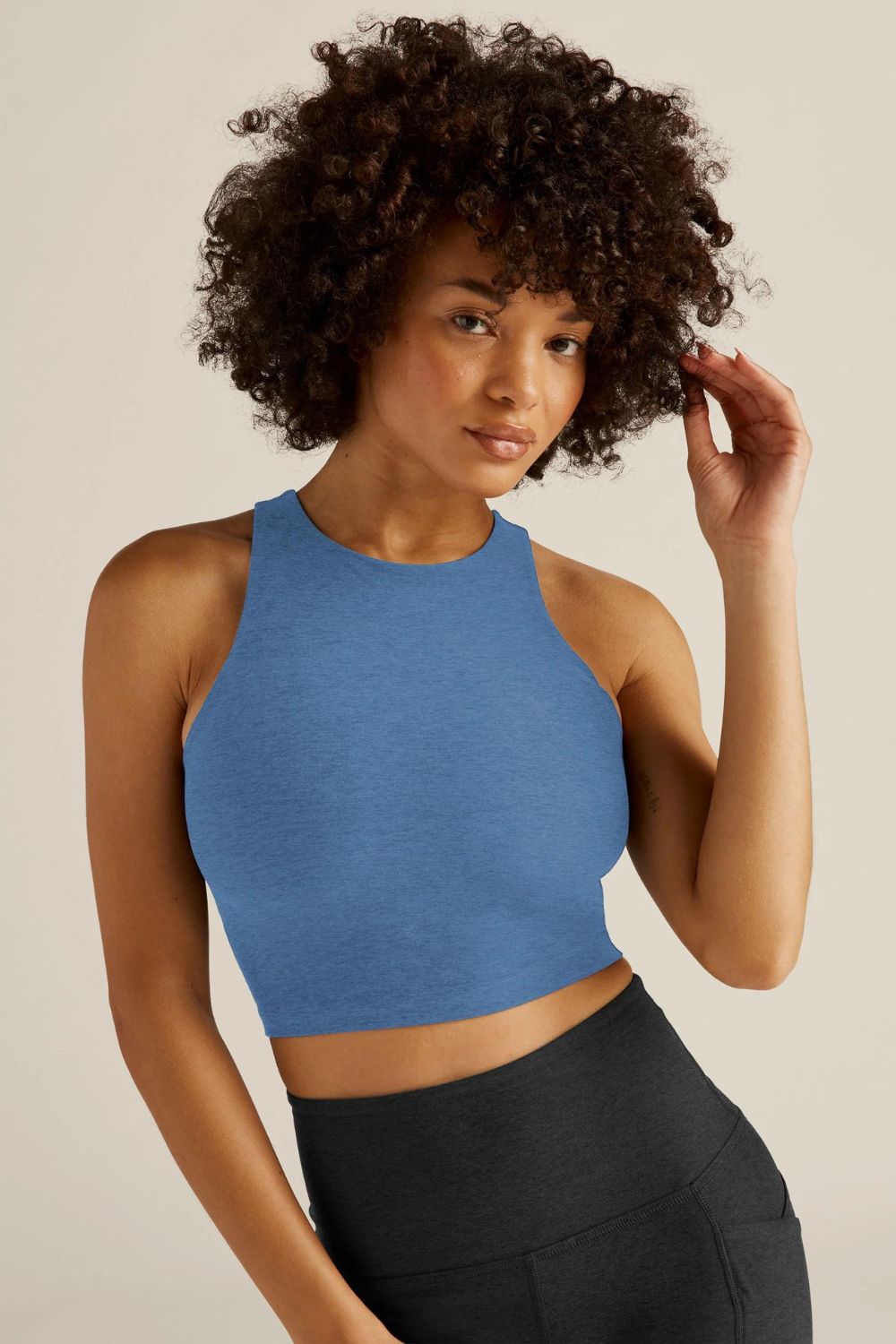 Beyond Yoga ReFocus Cropped Tank - Sky Blue | Beyond Yoga | Evolve Fit Wear