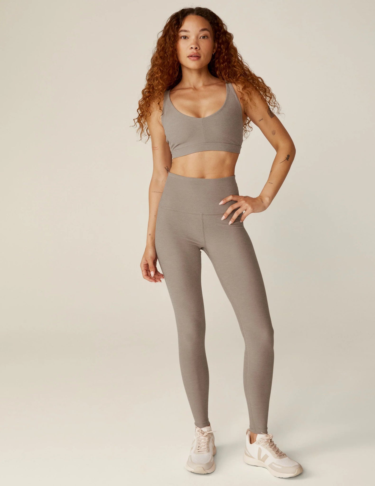 Beyond Yoga Spacedye Embody Bra - Birch Heather | Beyond Yoga | Evolve Fit Wear