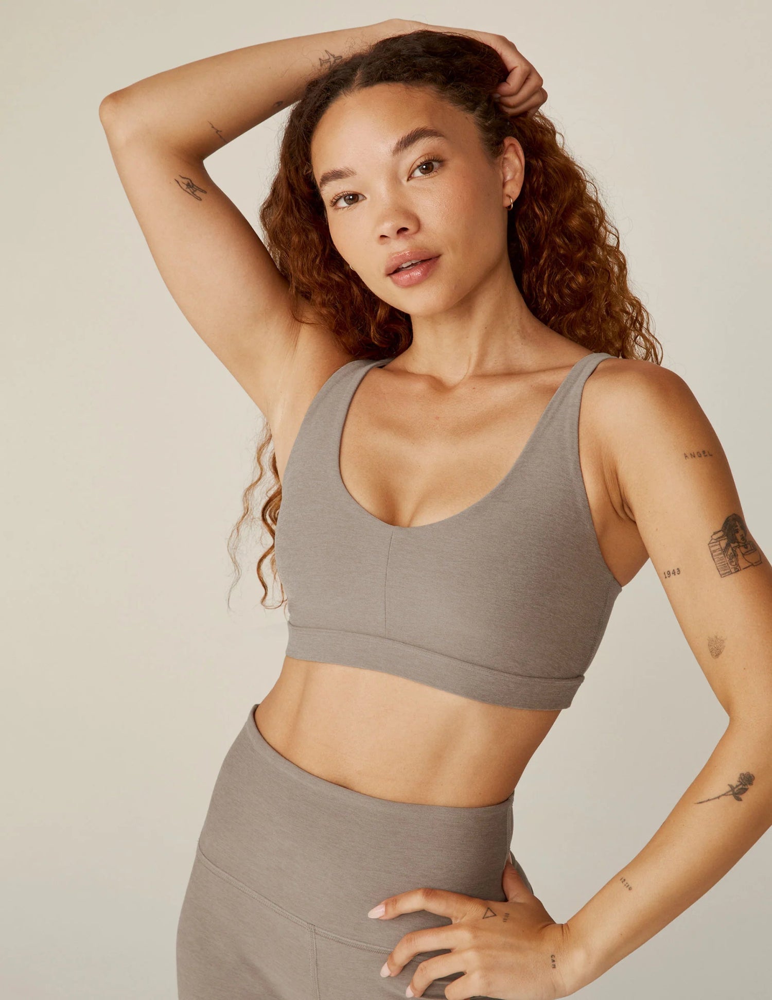 Beyond Yoga Spacedye Embody Bra - Birch Heather | Beyond Yoga | Evolve Fit Wear