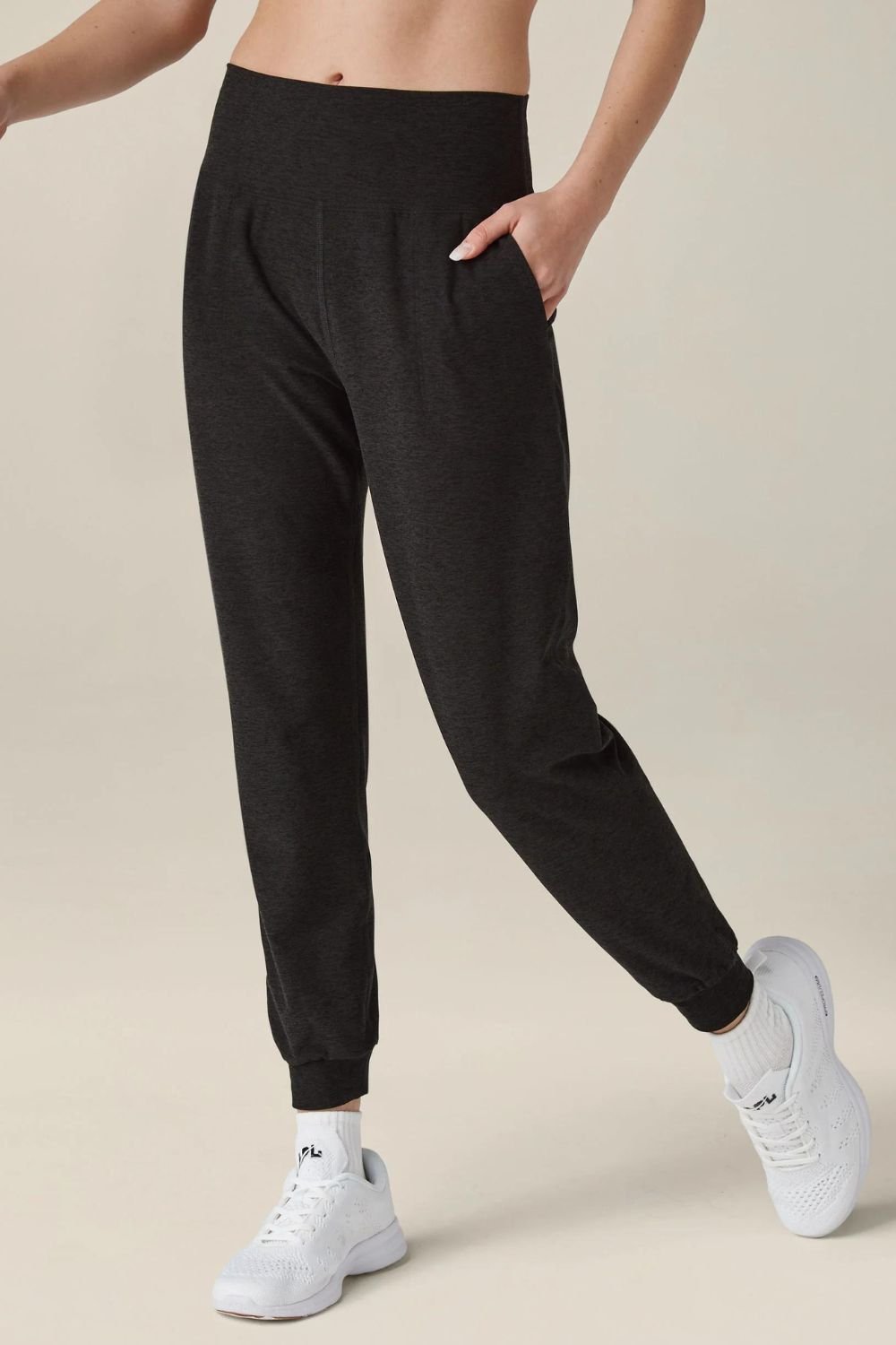 Beyond Yoga Spacedye Midi Jogger - Black | Beyond Yoga | Evolve Fit Wear
