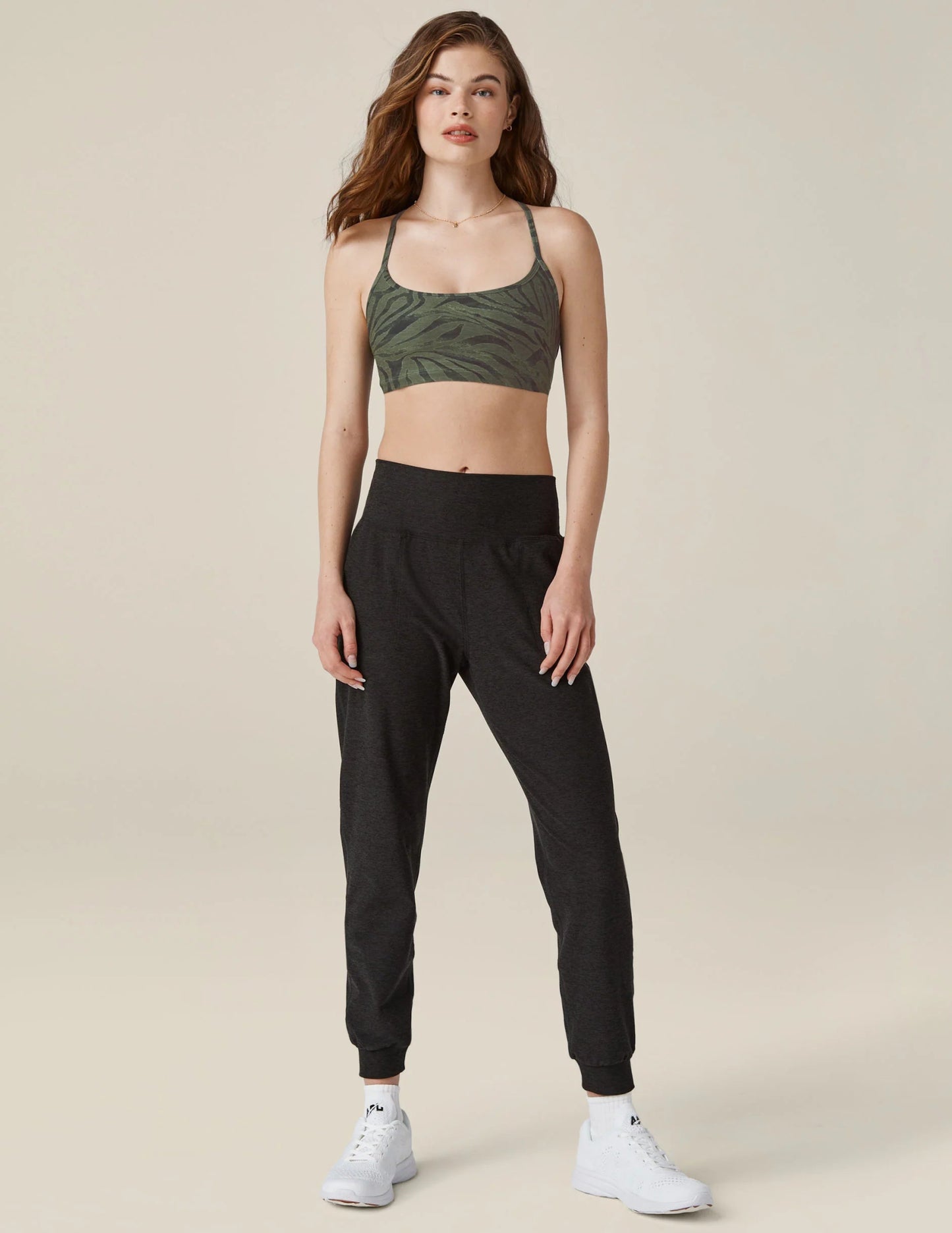 Beyond Yoga Spacedye Midi Jogger - Black | Beyond Yoga | Evolve Fit Wear