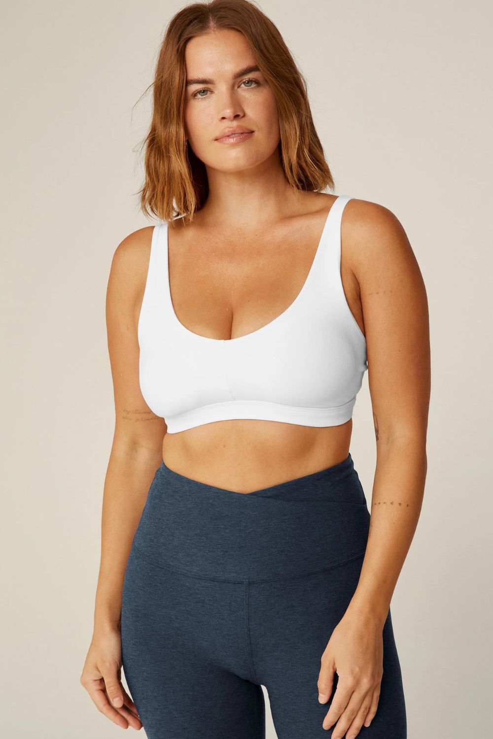 Beyond Yoga Spacedye Embody Bra - White | Beyond Yoga | Evolve Fit Wear