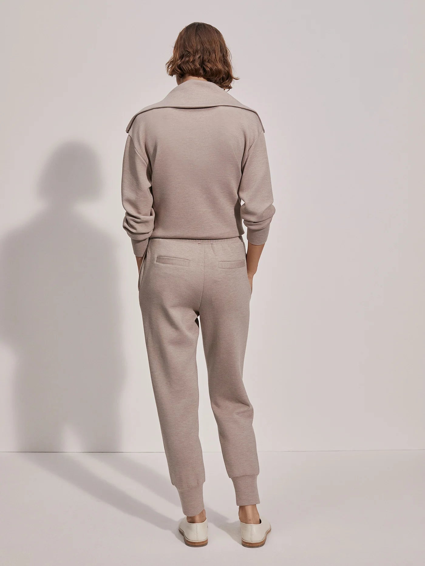 Slim Cuff Pants 25 - Taupe Marl | Joggers