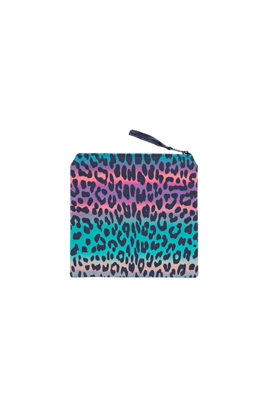 Canvas Bikini Bag - Jungle Cheetah Print | Vagabond Goods | Evolve Fit Wear