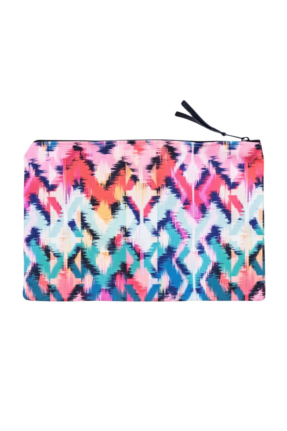 Canvas Workout Pouch - Tropical Ikat Print | Vagabond Goods | Evolve Fit Wear