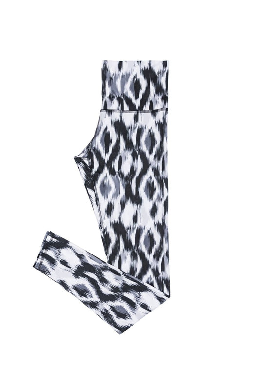 Charly Legging in Blurred Ikat Print | Vagabond Goods | Evolve Fit Wear