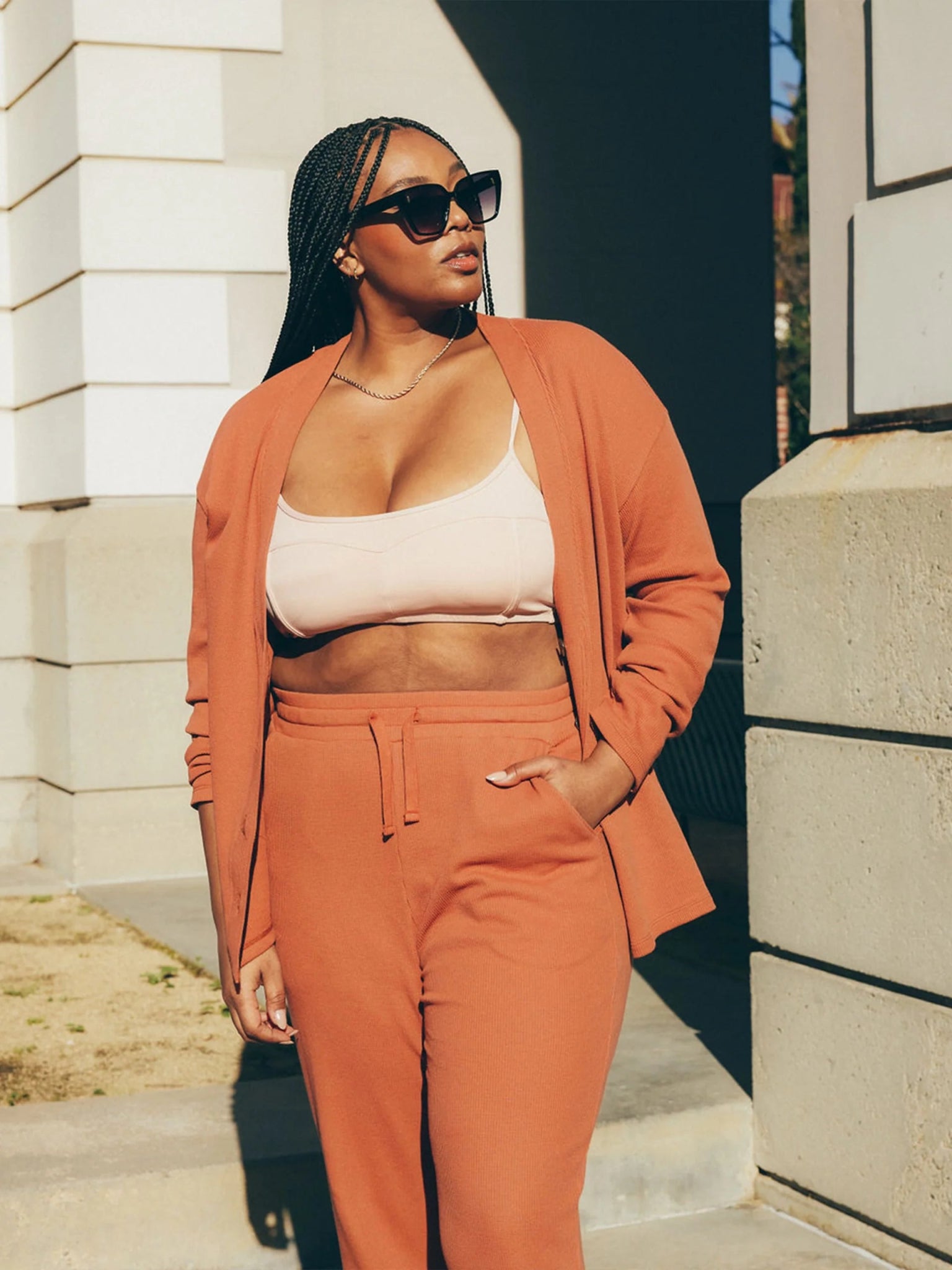 Contour Bralette - Evening Sand | Performance Sports Bra | Losano | Evolve Fit Wear