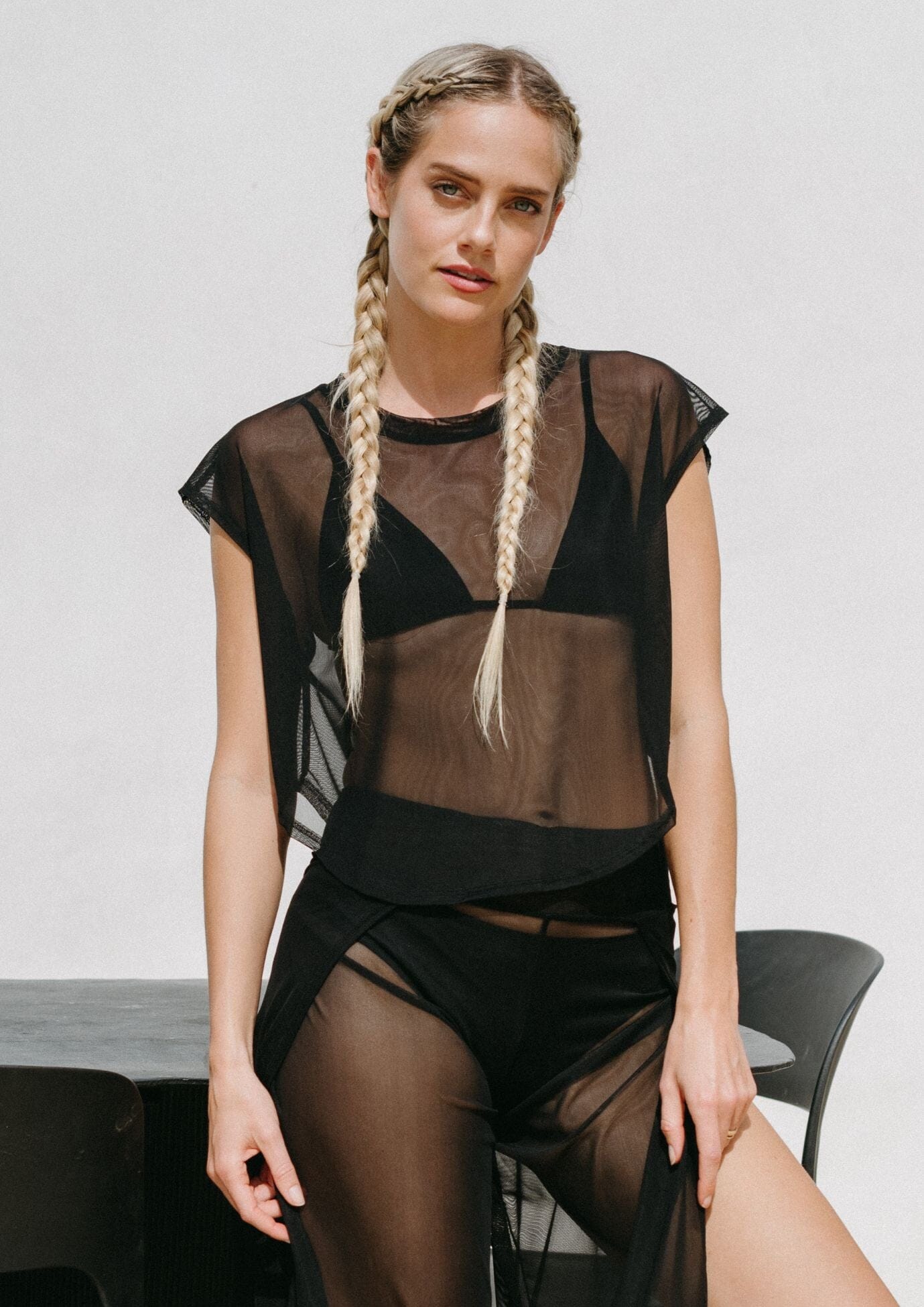 Easy Tee - Black Mesh | Jala | Evolve Fit Wear