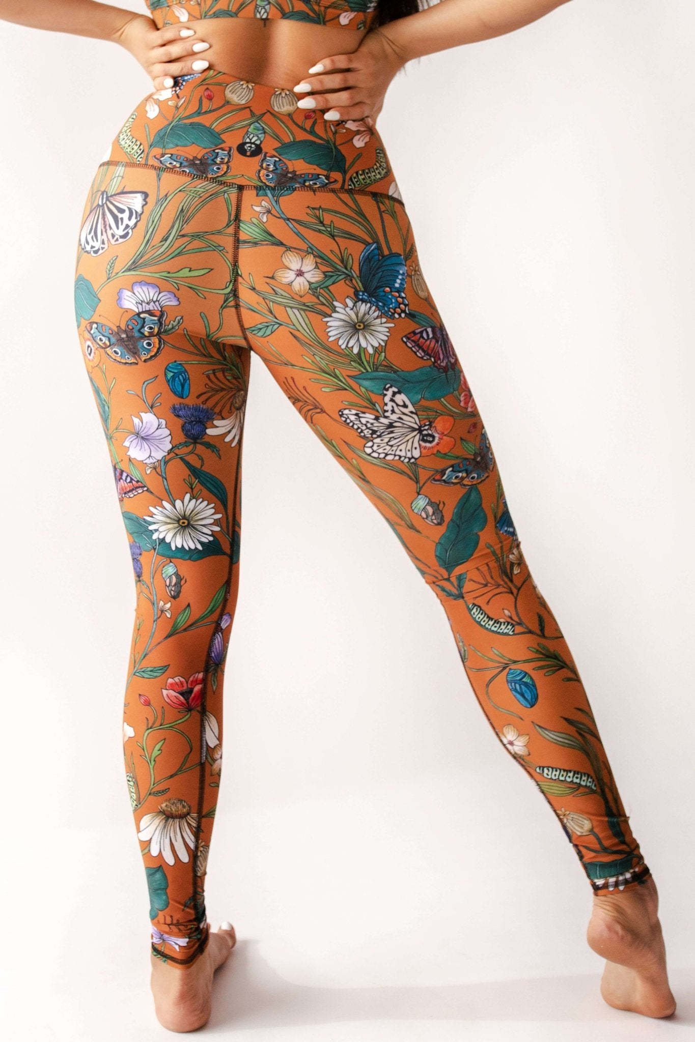 Emerge Printed Yoga Leggings | Yoga Democracy | Evolve Fit Wear