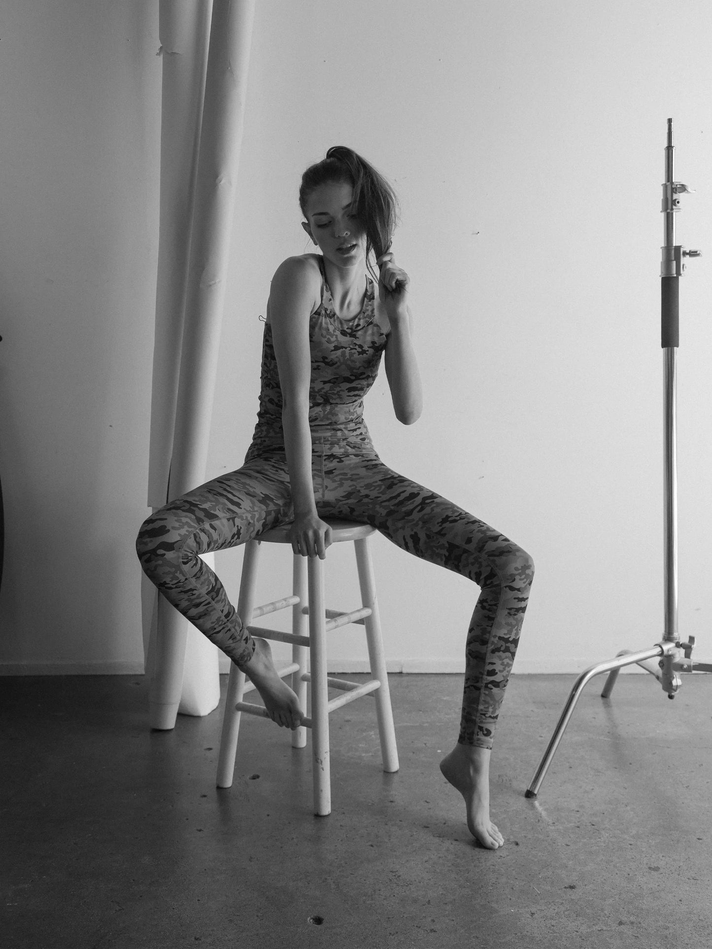 Everyday Leggings - French Blue Camo | High-Waisted
