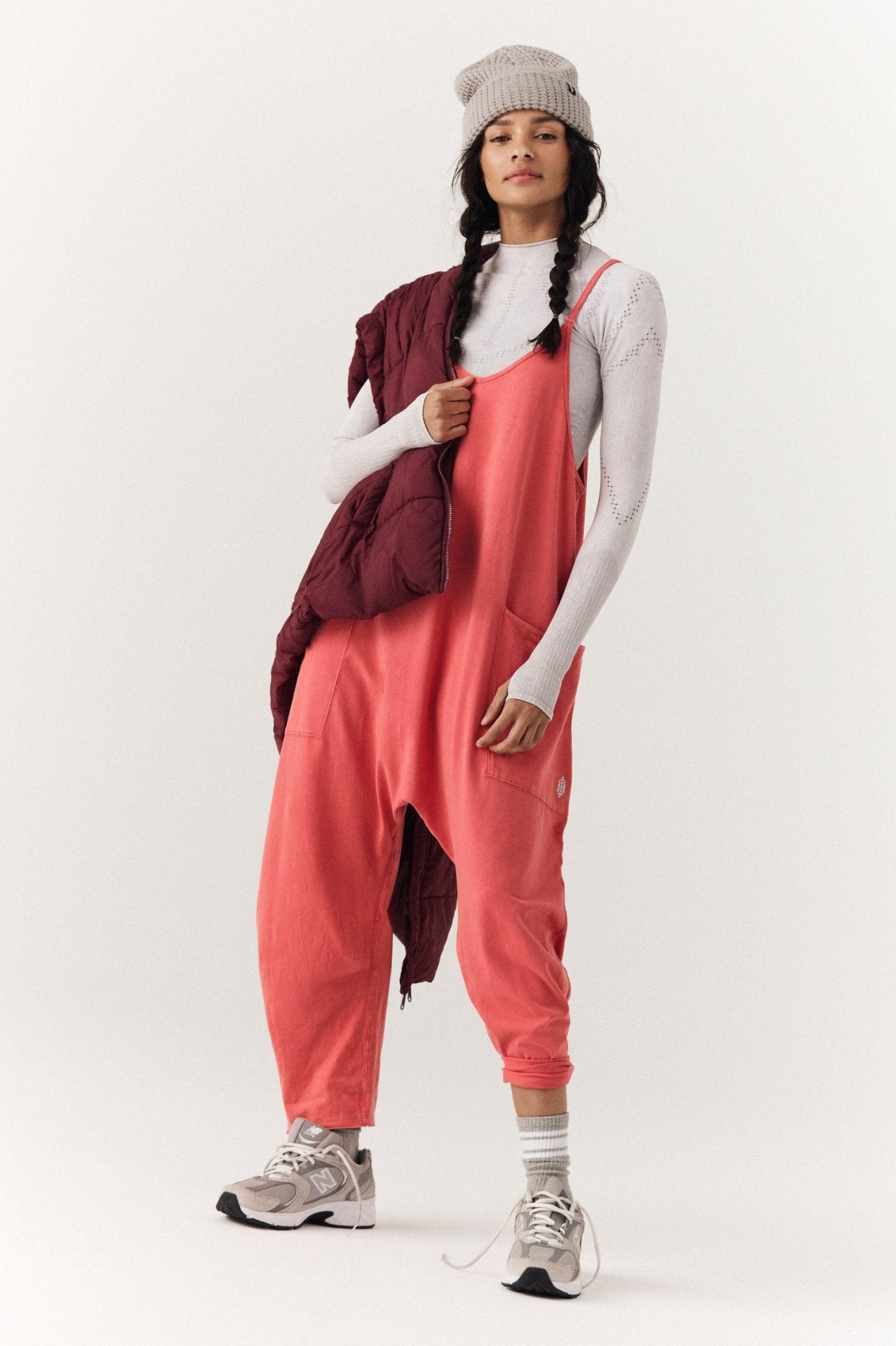 Free People Movement Hot Shot Onesie – Red | Free People Movement | Evolve Fit Wear