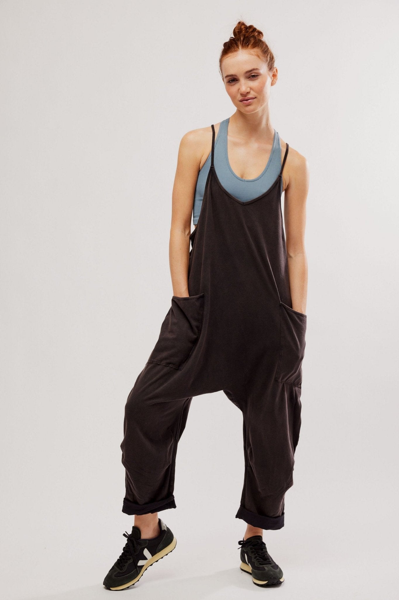 Free People Movement Hot Shot Onesie – Washed Black | Free People Movement | Evolve Fit Wear