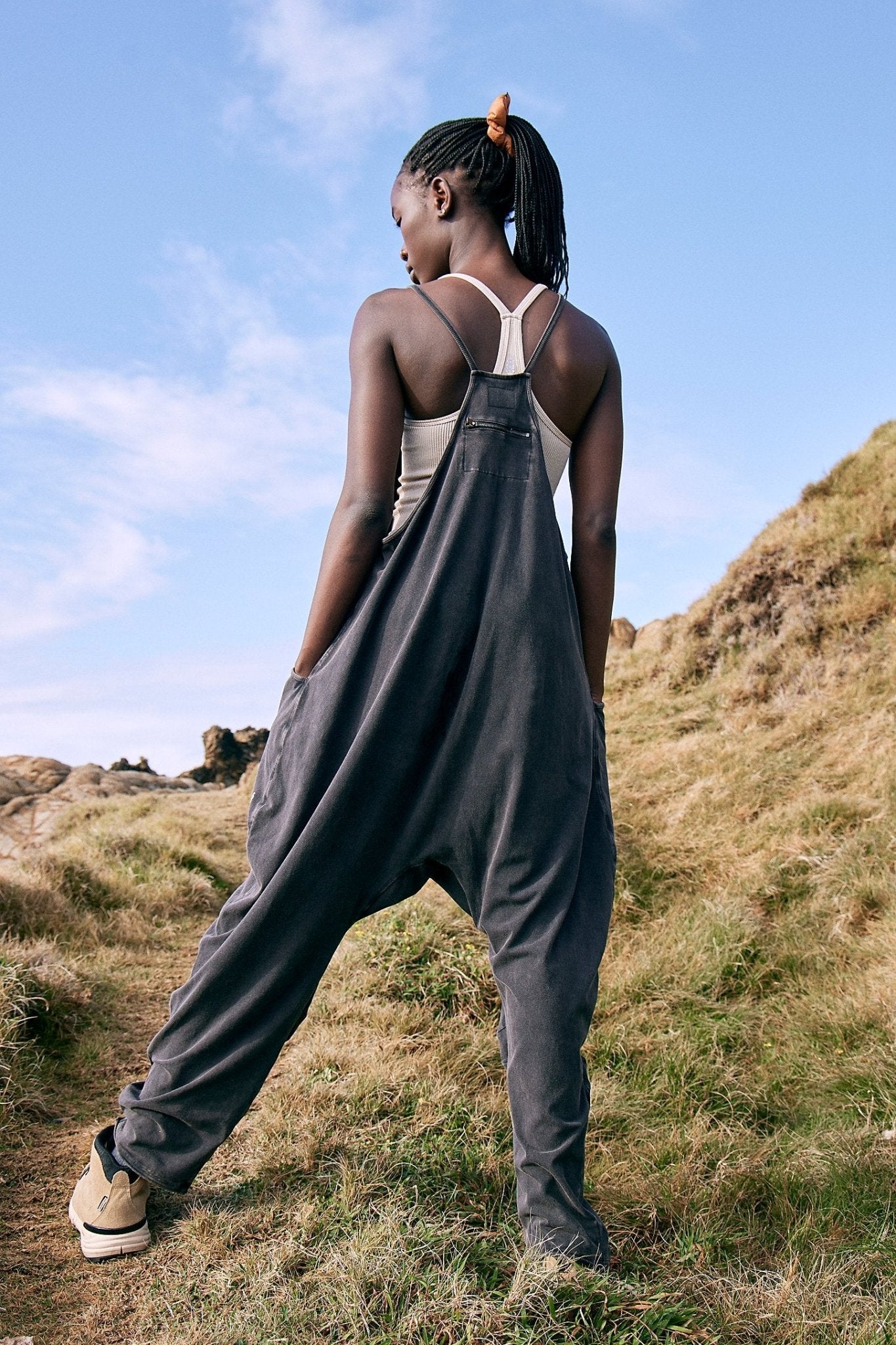 Free People Movement Hot Shot Onesie – Washed Black | Free People Movement | Evolve Fit Wear