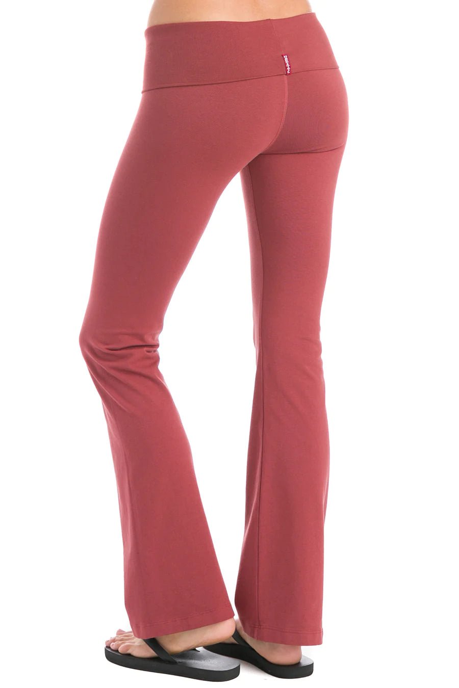 Hard Tail Rolldown Bootleg Pant - Mahogany | Hard Tail Forever | Evolve Fit Wear