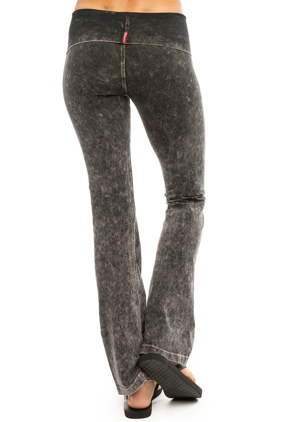 Hard Tail Rolldown Bootleg Pant - Mineral Black | Hard Tail Forever | Evolve Fit Wear