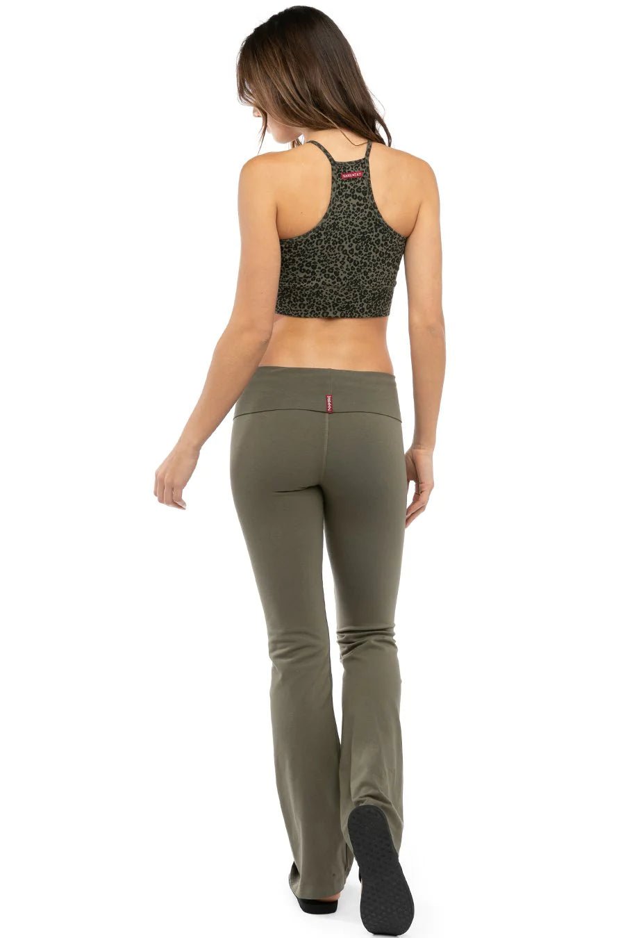 Hard Tail Rolldown Bootleg Pant - Olive | Hard Tail Forever | Evolve Fit Wear