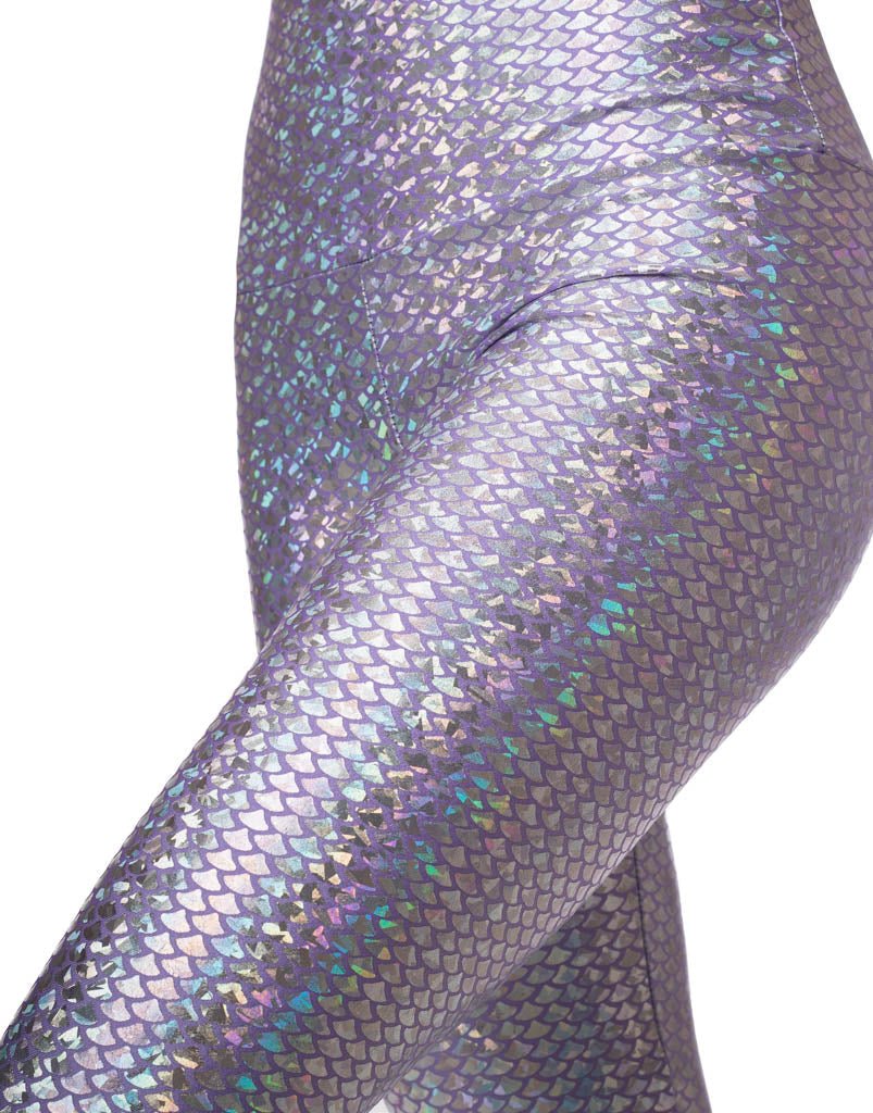 Lavender Mermaid Sneaker Legging | Emily Hsu Designs | Evolve Fit Wear