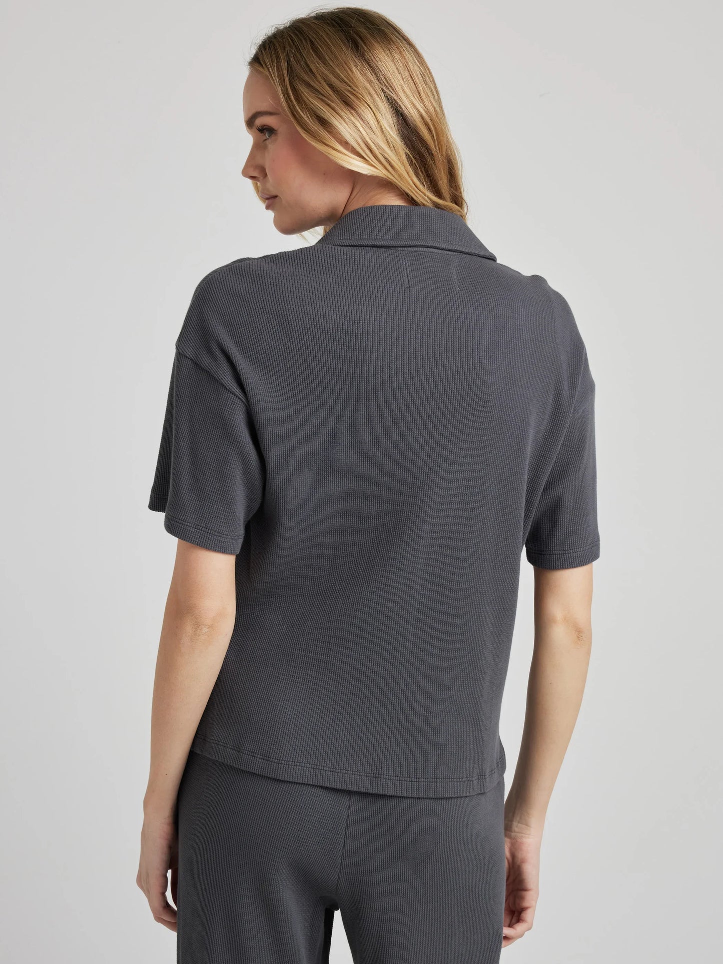 Button Down Shirt - Charcoal | Losano | Evolve Fit Wear