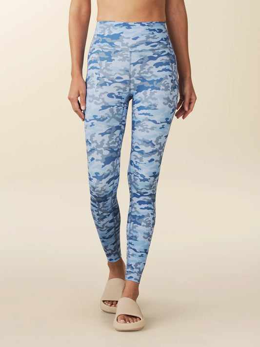 Everyday Legging - French Blue Camo | Losano | Evolve Fit Wear