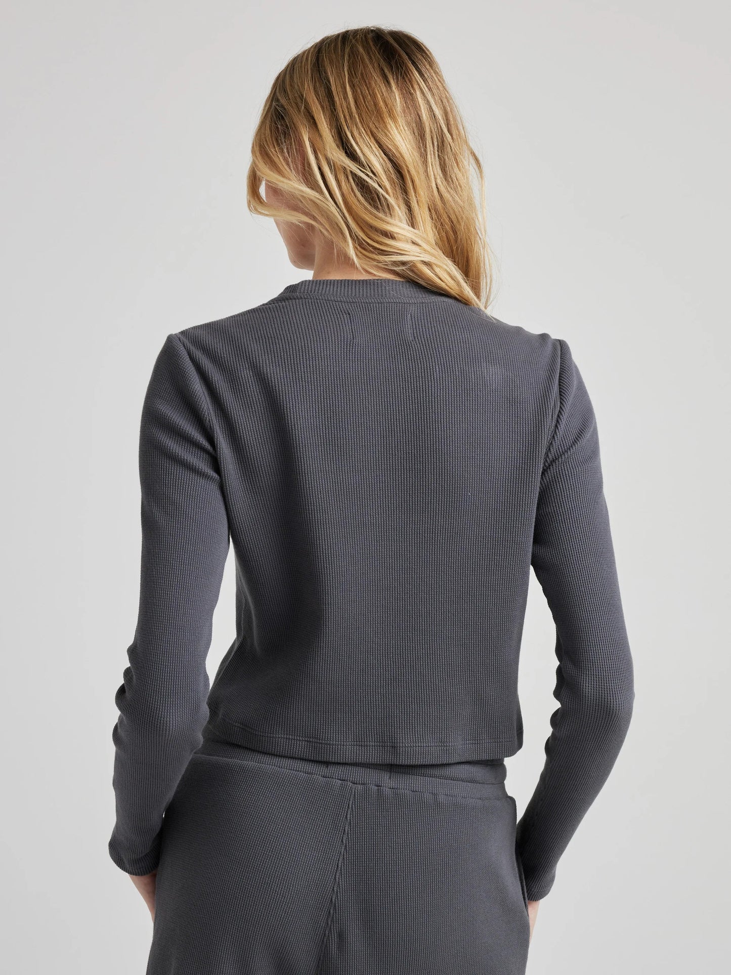 Long Sleeve Crew - Charcoal | Losano | Evolve Fit Wear