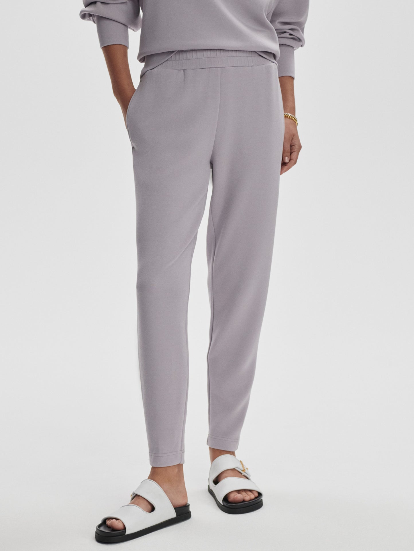 Cuffed Pants for Lounge to Street - Raindrops