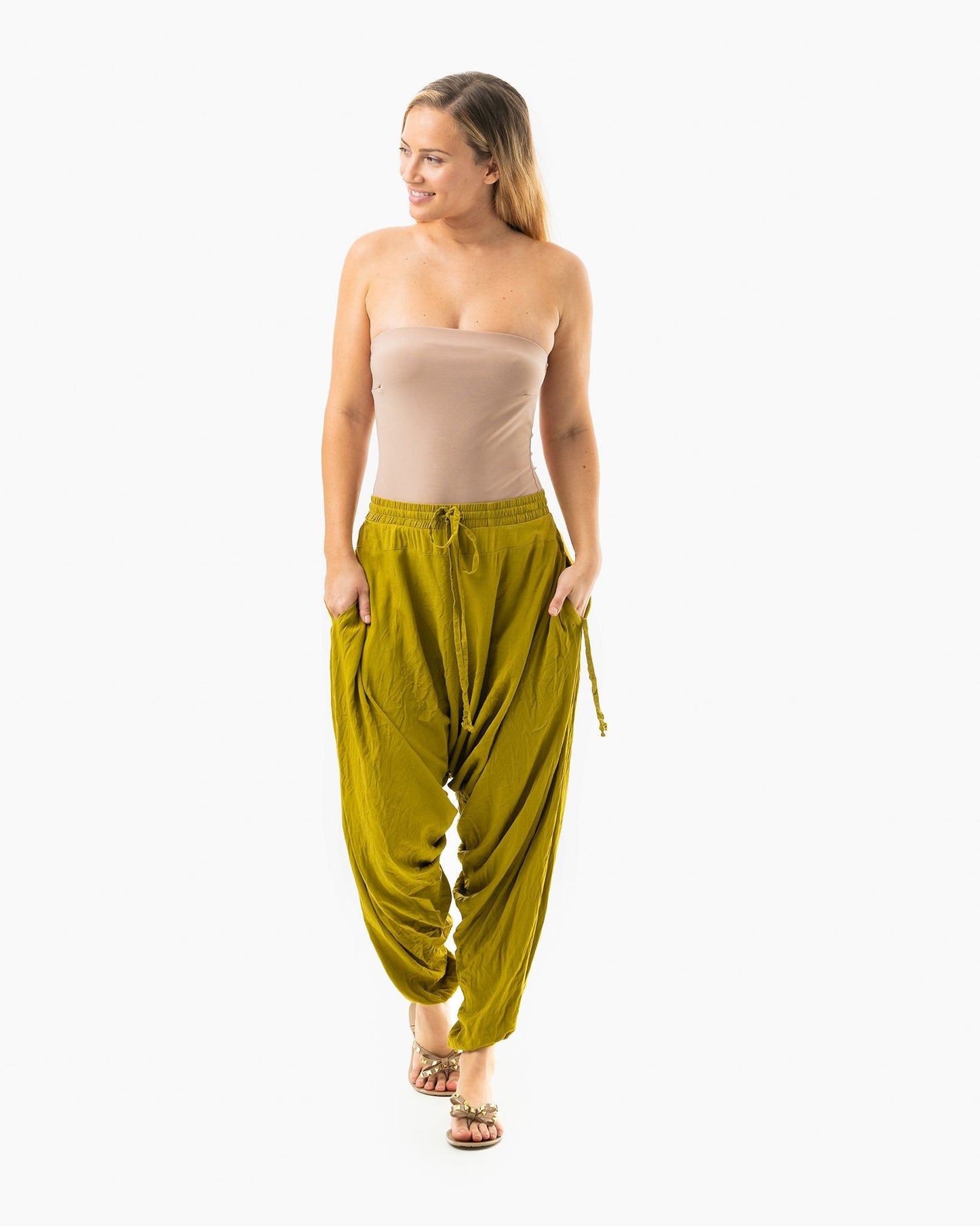 Solid Savannah Harem Pant - Pants - Evolve Fit Wear