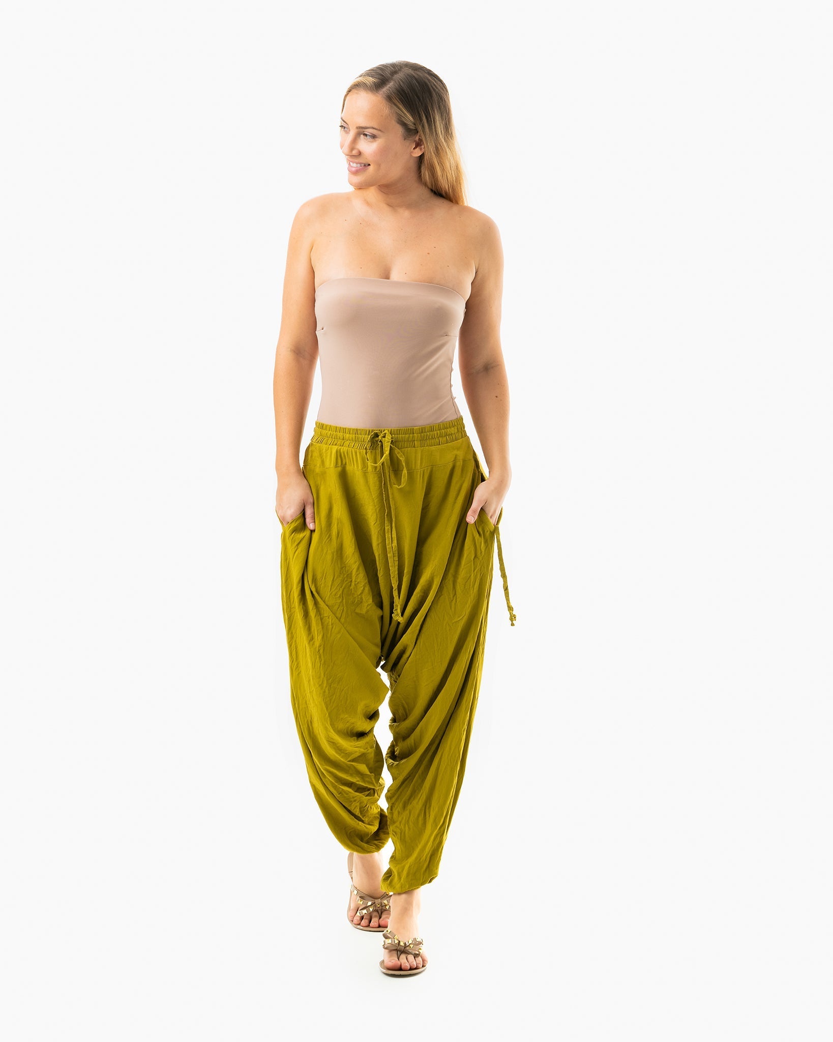 Solid Savannah Harem Pant - Pants - Evolve Fit Wear