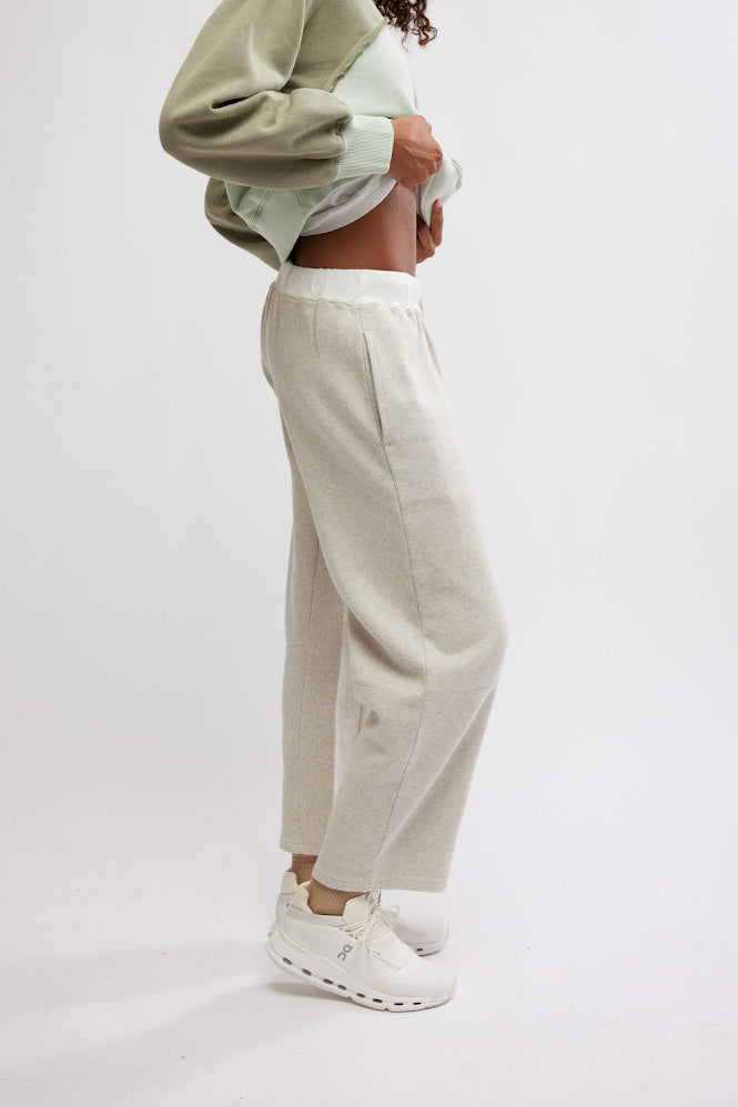 You Wish Slouchy Fit Sweatpants - Heather Grey