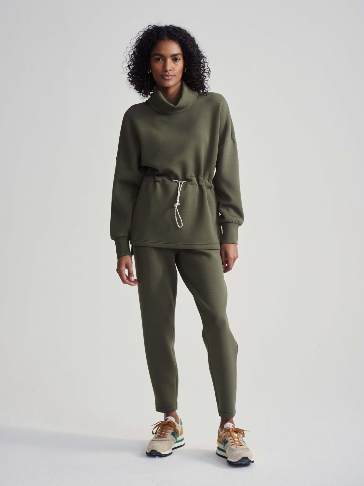 Varley Freya Sweat - Olive | Varley | Evolve Fit Wear