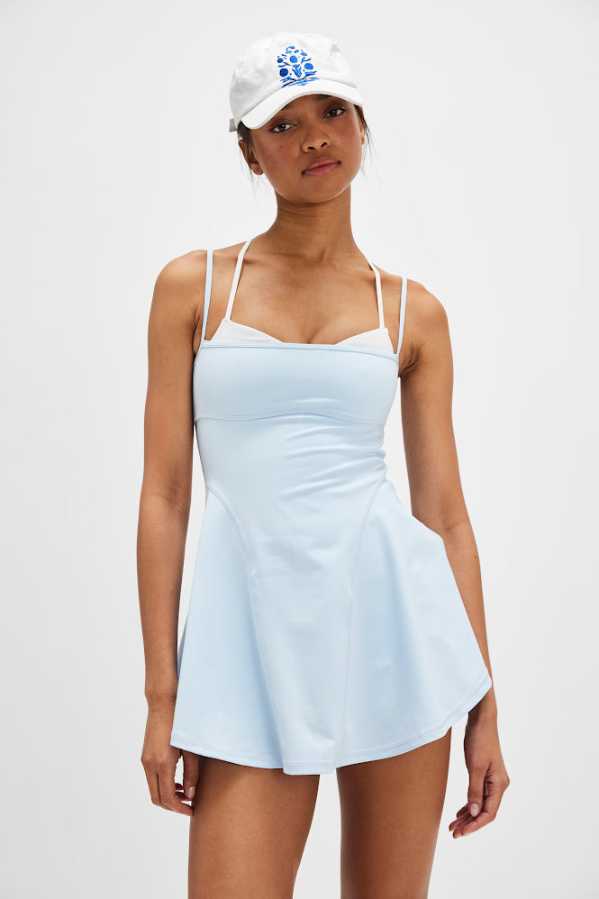 Baseline Tennis Mini Dress - Baseline Blue