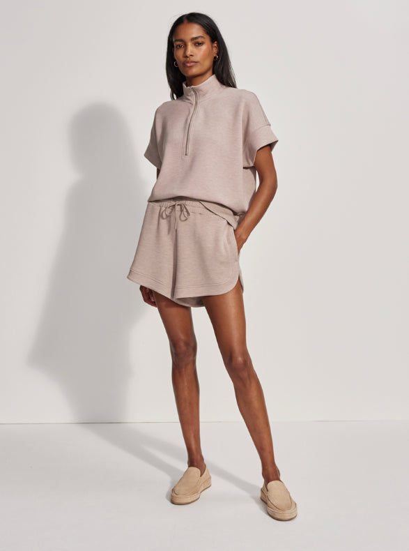 Ollie High Rise Shorts for Activewear  - Taupe Marl