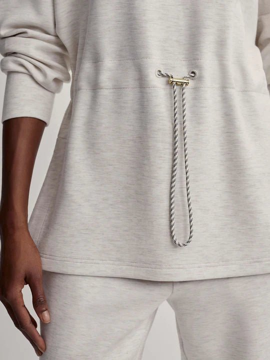 Varley Freya Sweat - Ivory Marl | Varley | Evolve Fit Wear