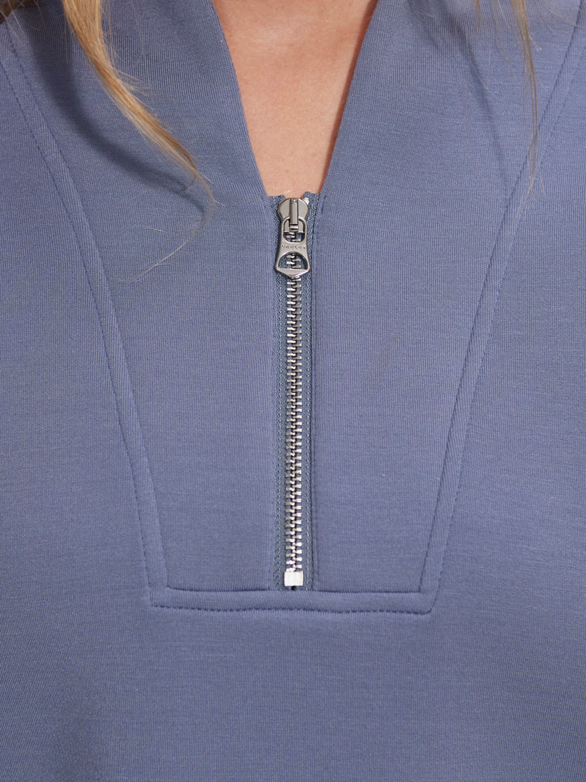 Varley Loretta Half Zip - Stone Blue | Varley | Evolve Fit Wear