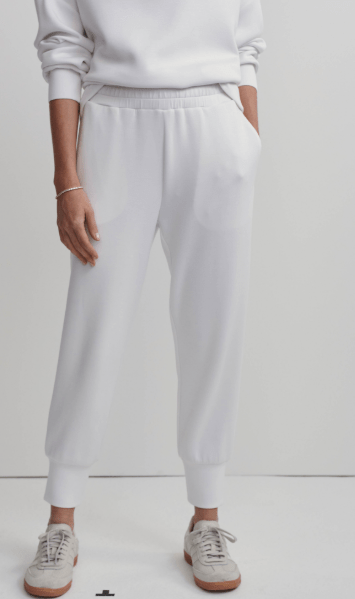 Varley Slim Cuff Pant 25 - White | Varley | Evolve Fit Wear