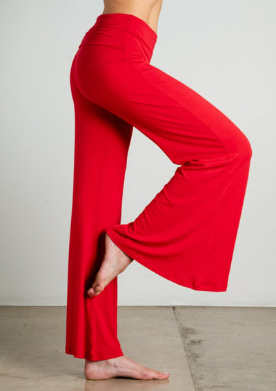Chill Yoga Pant - Wildflower Red