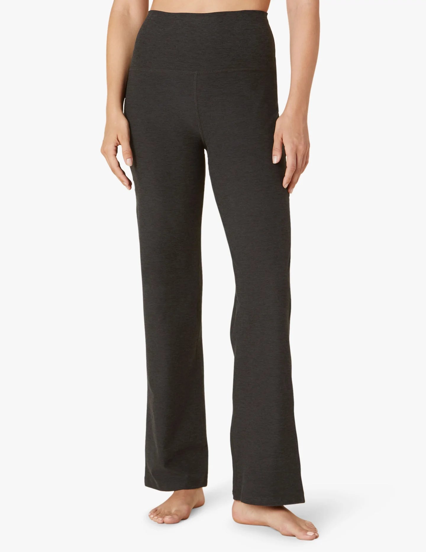 Beyond Yoga High Rise Spacedye Bootcut Pants in Darkest Night