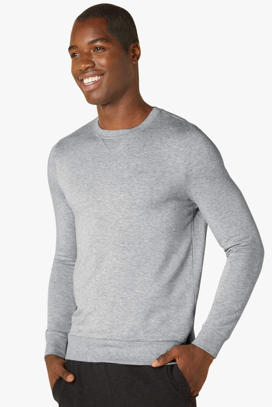Beyond Yoga Always Beyond Men's Crew Pullover | Beyond Yoga | Evolve Fit Wear