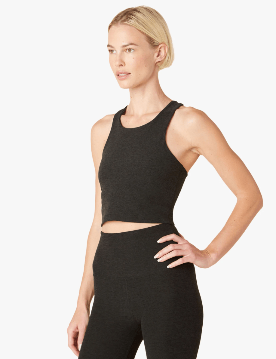 Beyond Yoga ReFocus Cropped Tank - Black | Beyond Yoga | Evolve Fit Wear
