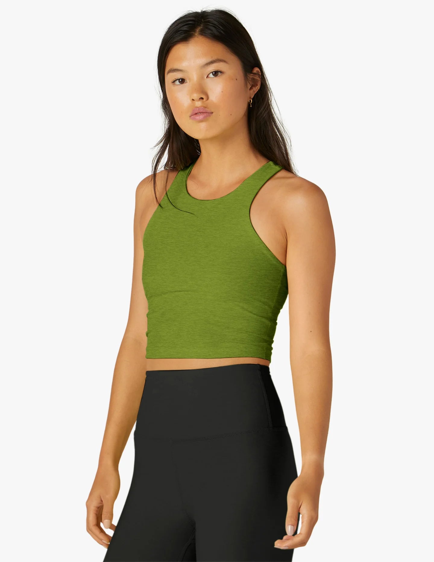 Beyond Yoga ReFocus Cropped Tank - Fern | Beyond Yoga | Evolve Fit Wear