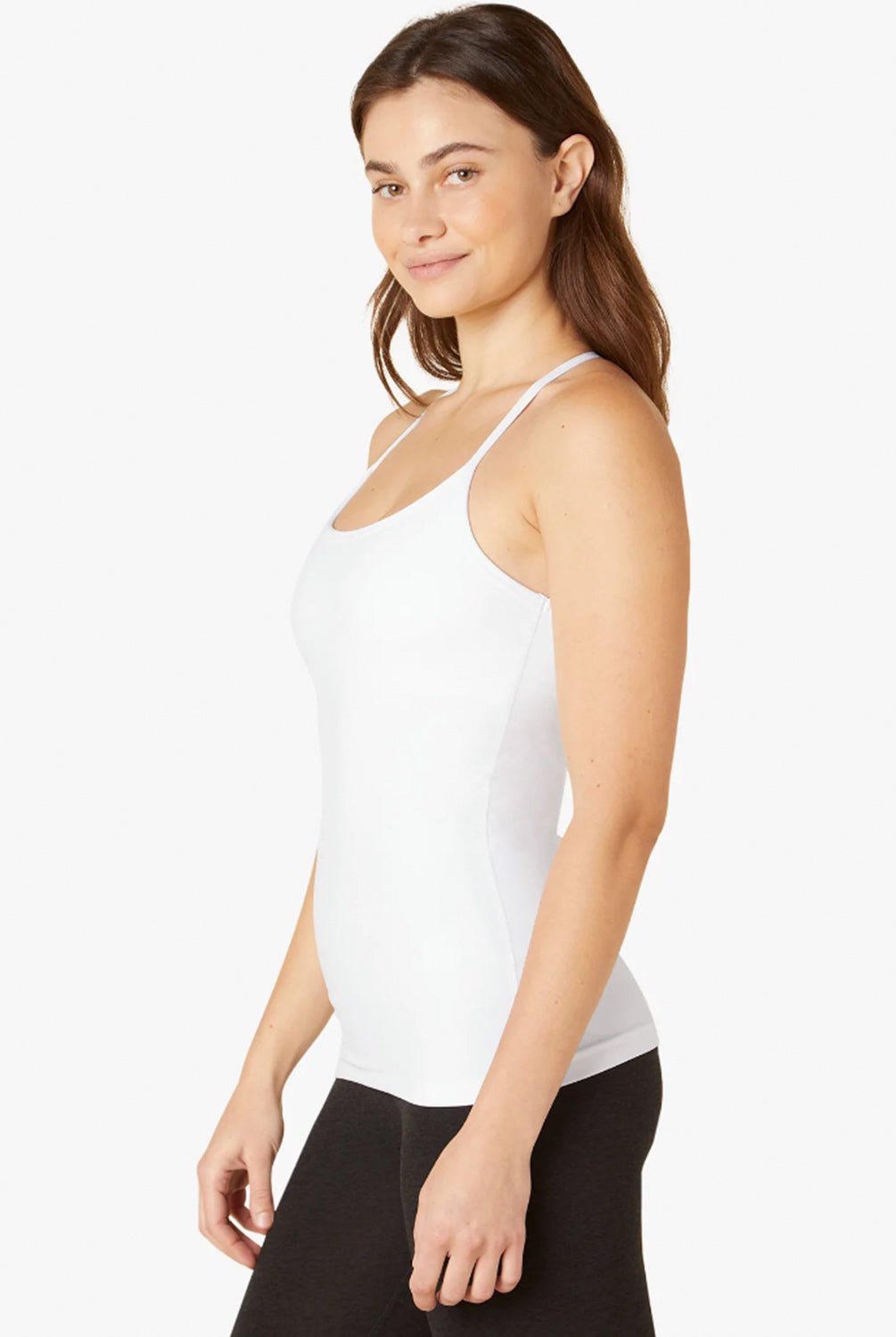 Beyond Yoga Slim Racerback Cami - White | Beyond Yoga | Evolve Fit Wear