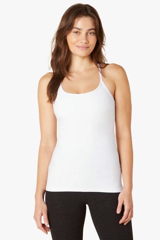 Beyond Yoga Slim Racerback Cami - White | Beyond Yoga | Evolve Fit Wear